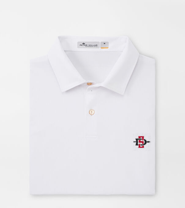 San Diego State Featherweight Melange Polo