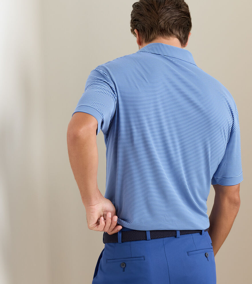 Featherweight Market Stripe Performance Polo image number 3