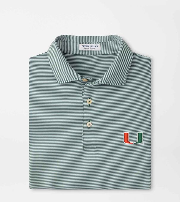 Miami Jubilee Stripe Performance Polo