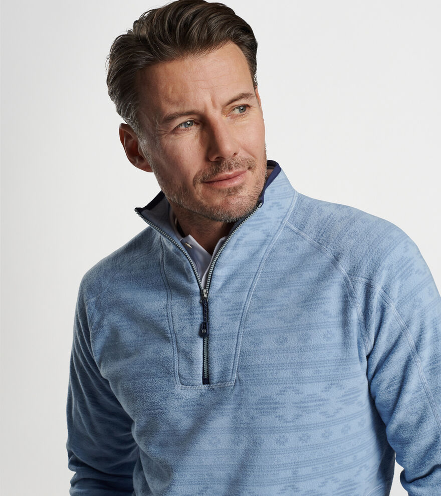 Thermal Flow Sedona Geo Micro Fleece Half-Zip image number 6