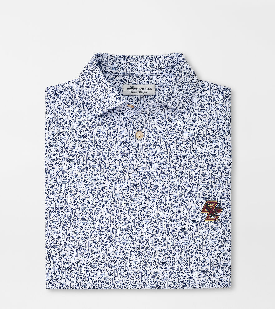Boston College Youth Performance Jersey Polo image number 1