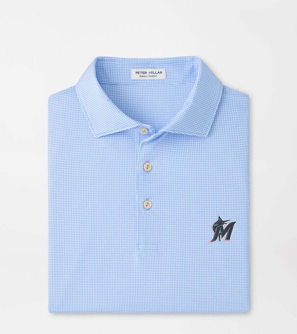 Miami Marlins Border Performance Jersey Polo