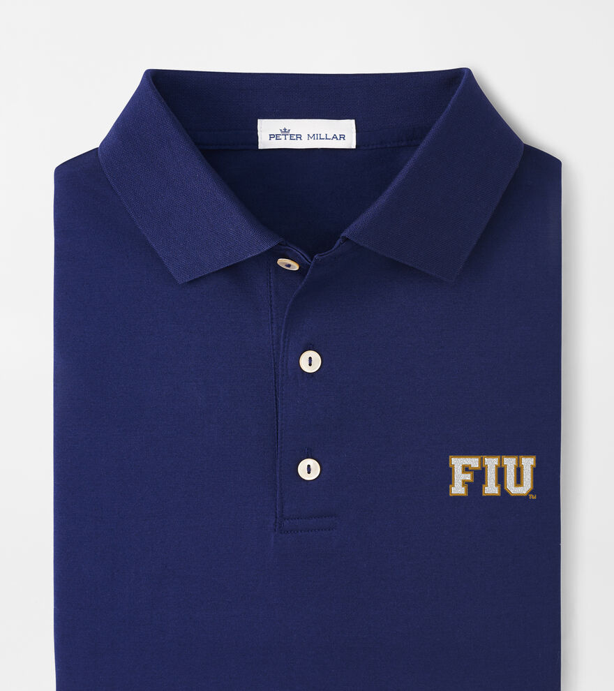 Florida International Solid Cotton Polo image number 1