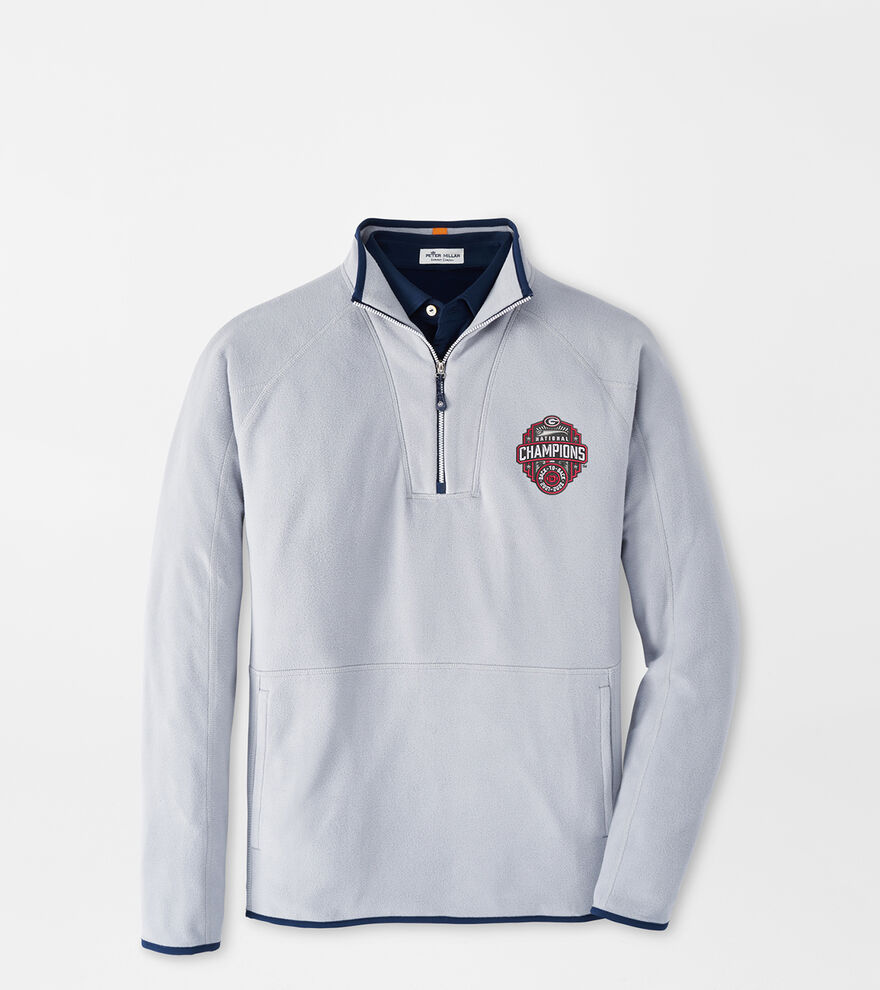 Georgia National Champion Thermal Flow Microfleece Half-Zip image number 1
