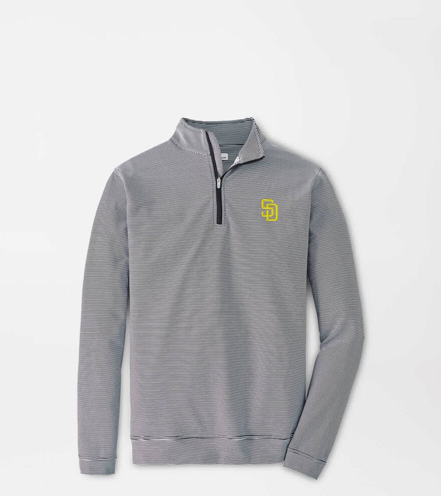 San Diego Padres Perth Sugar Stripe Performance Quarter-Zip image number 1