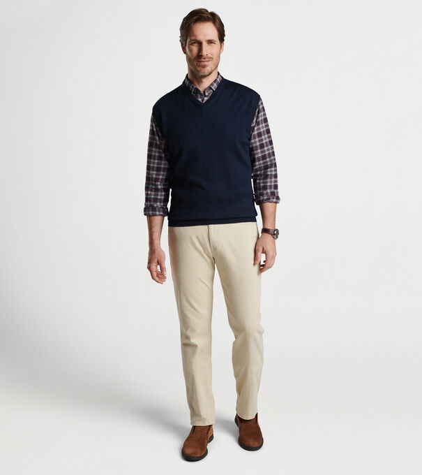 Autumn Crest V-Neck Vest