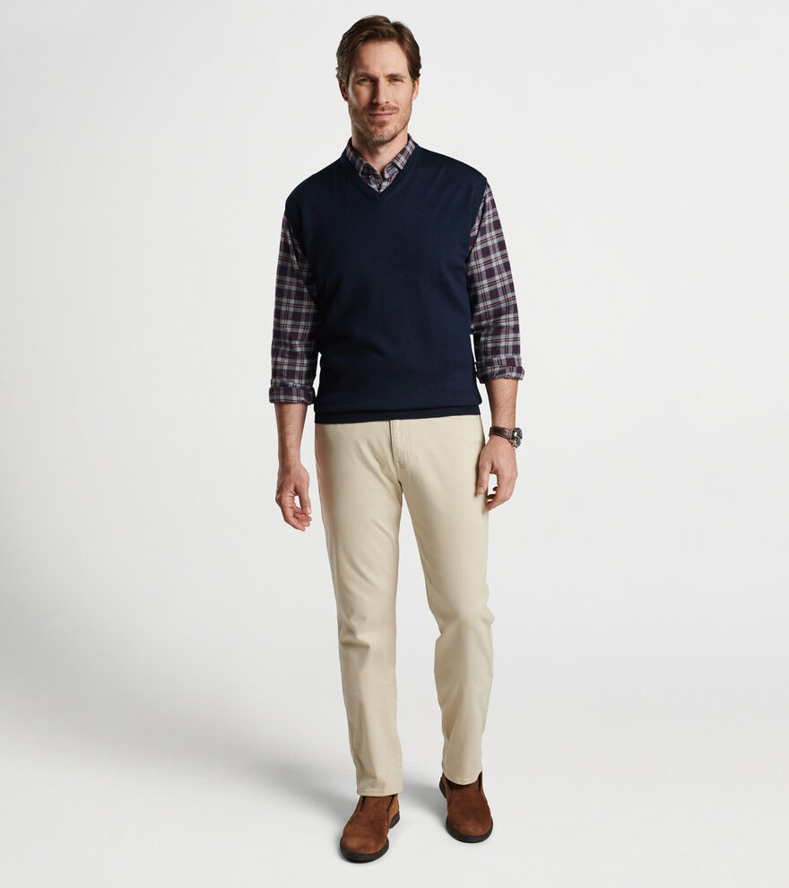 Autumn Crest V-Neck Vest image number 2