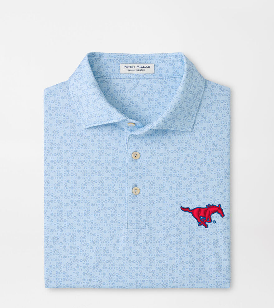 SMU Bases Loaded Performance Jersey Polo image number 1