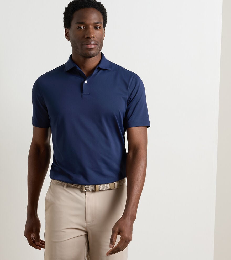 Solid Performance Jersey Polo - Alternate Image 1