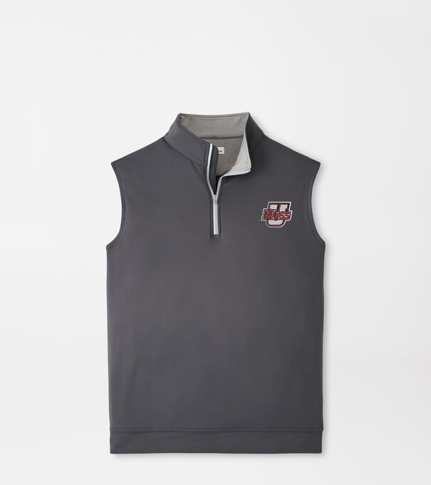 UMass Galway Stretch Loop Terry Quarter-Zip Vest