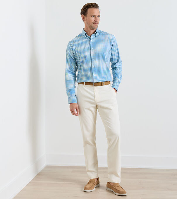 Signature Sateen Flat Front Trouser