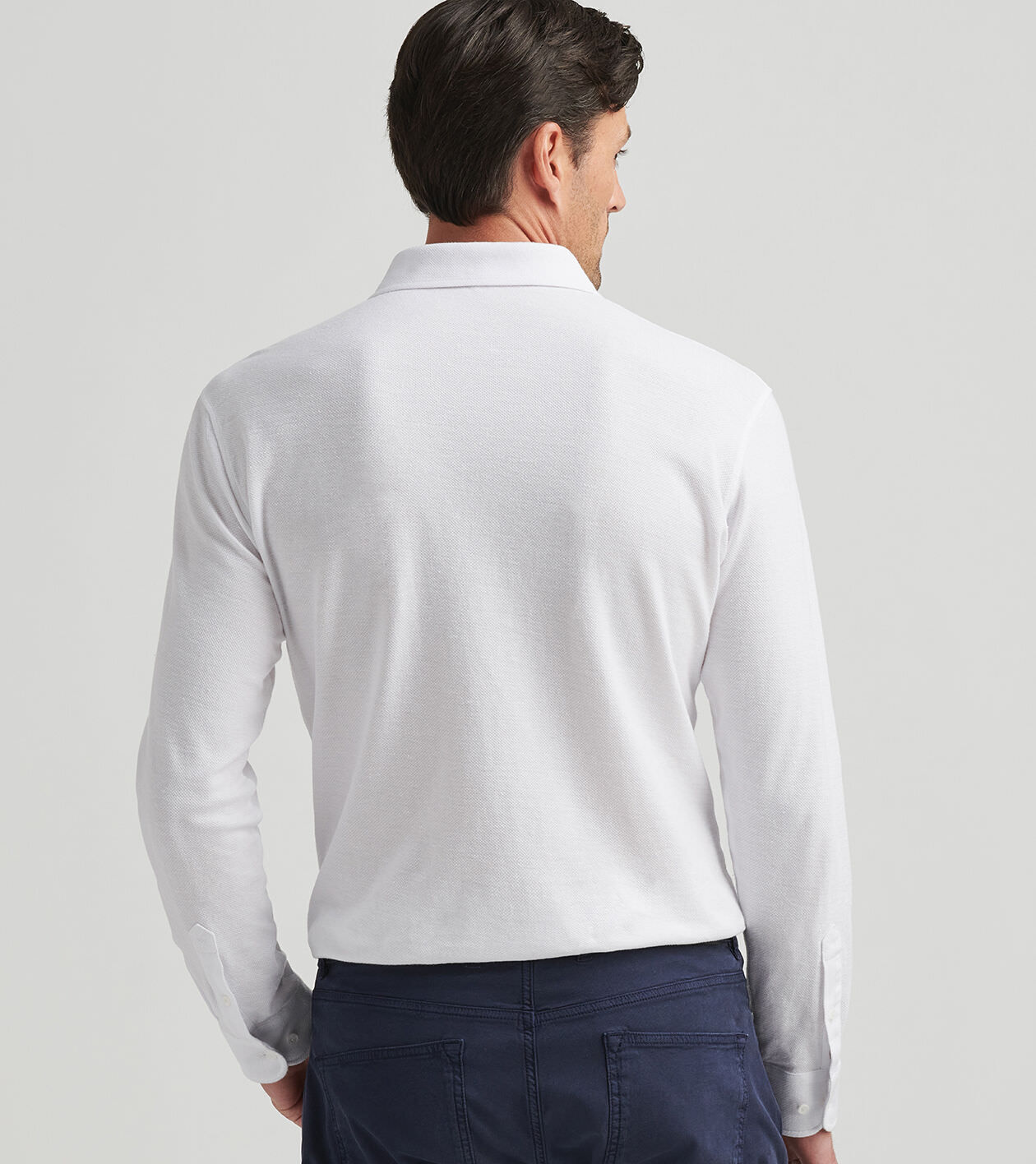 Croxley Long-Sleeve Polo | Men's Polos | Peter Millar