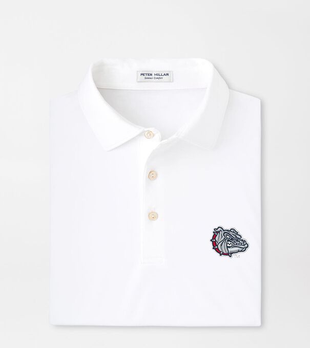Gonzaga Bulldog Solid Performance Jersey Polo
