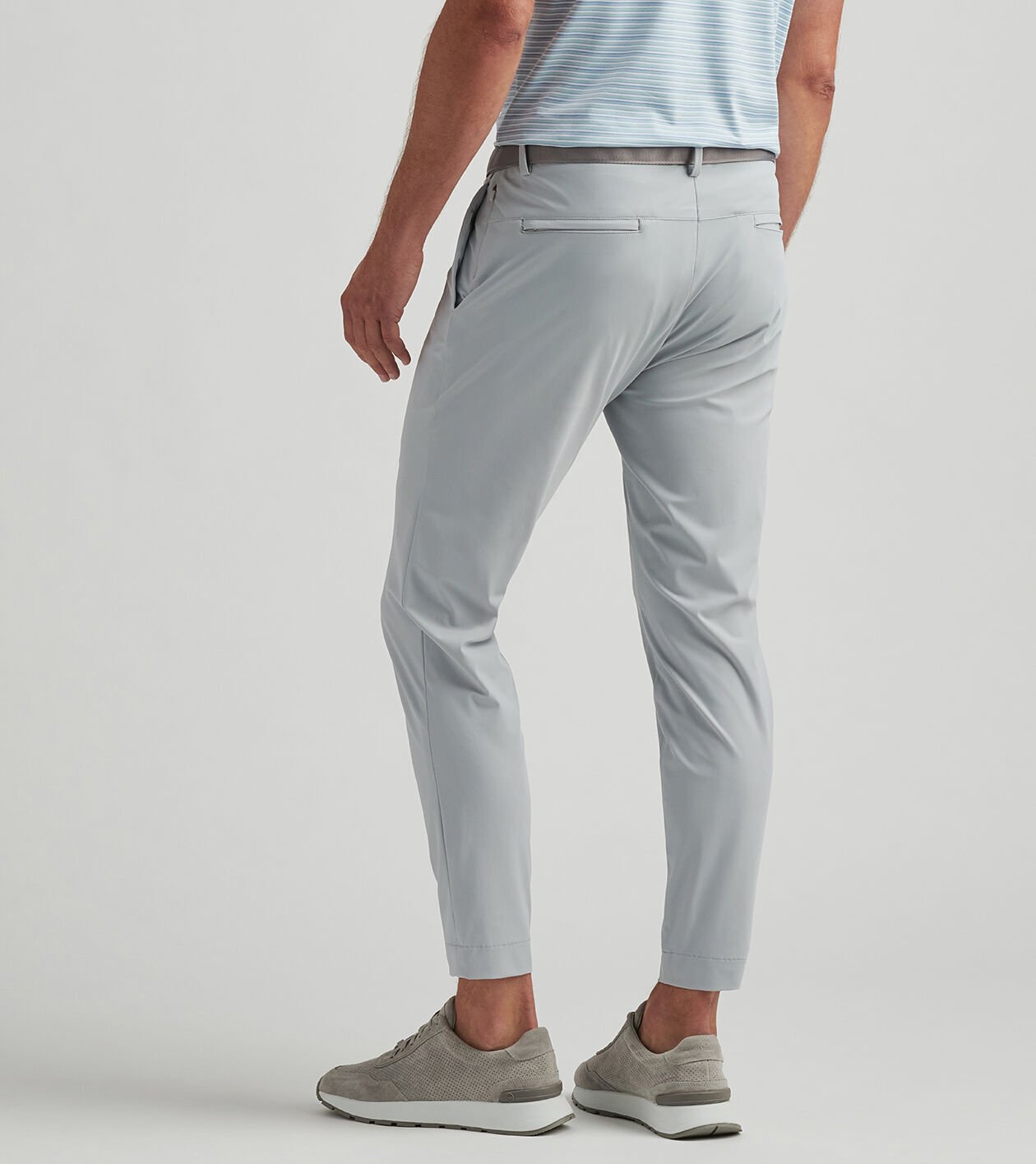 【2plan】Summer cooling half slacks Women's Maho Weekend Pants | Grey Heather UPF 50+