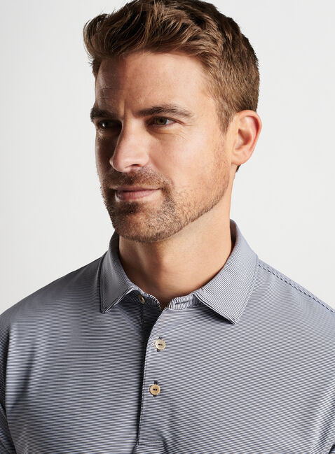 Striped performance polo Clearance