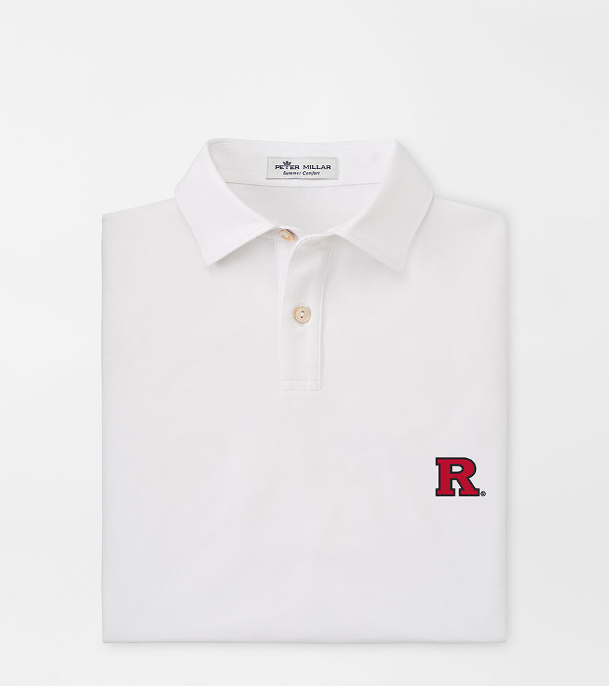 Rutgers Youth Solid Performance Jersey Polo image number 1