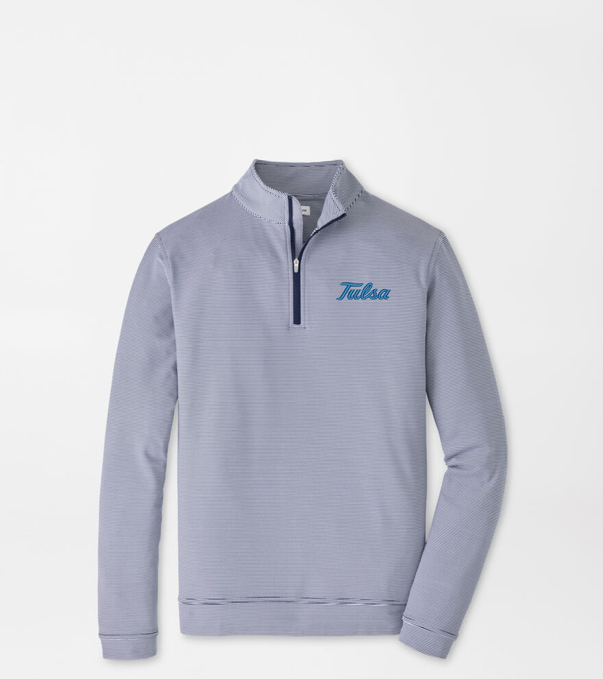 Tulsa Perth Sugar Stripe Performance Quarter-Zip image number 1