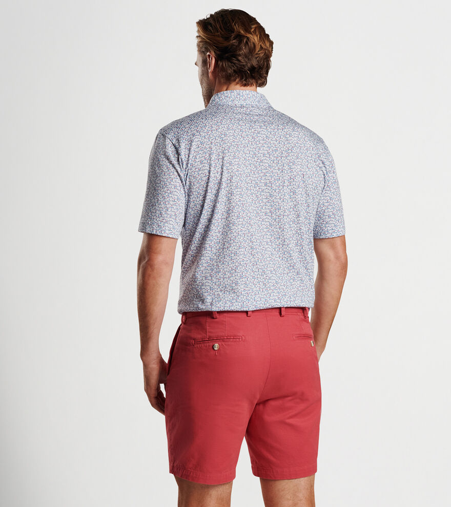 Pilot Mill Half Full Printed Short-Sleeve Polo image number 3