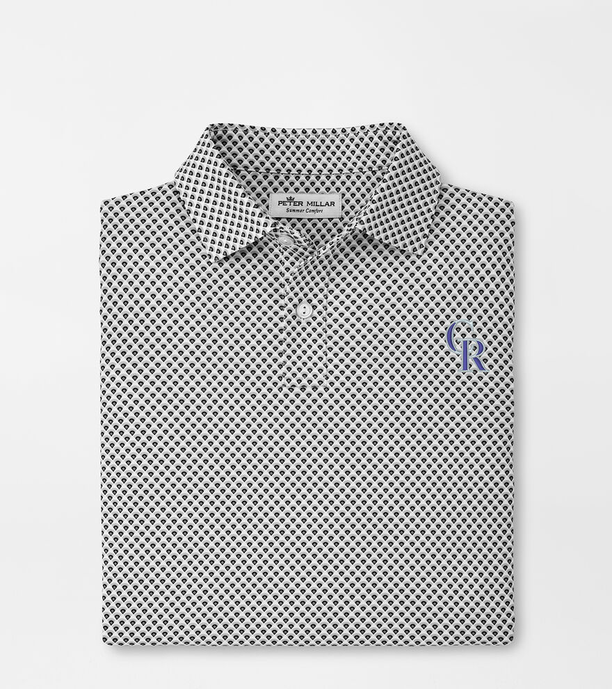 Colorado Rockies Youth Performance Jersey Polo image number 1