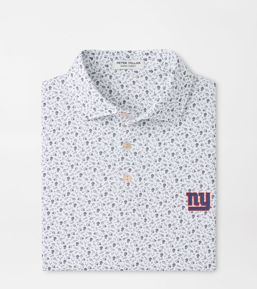 New York Giants Kick Off Performance Jersey Polo image number 1