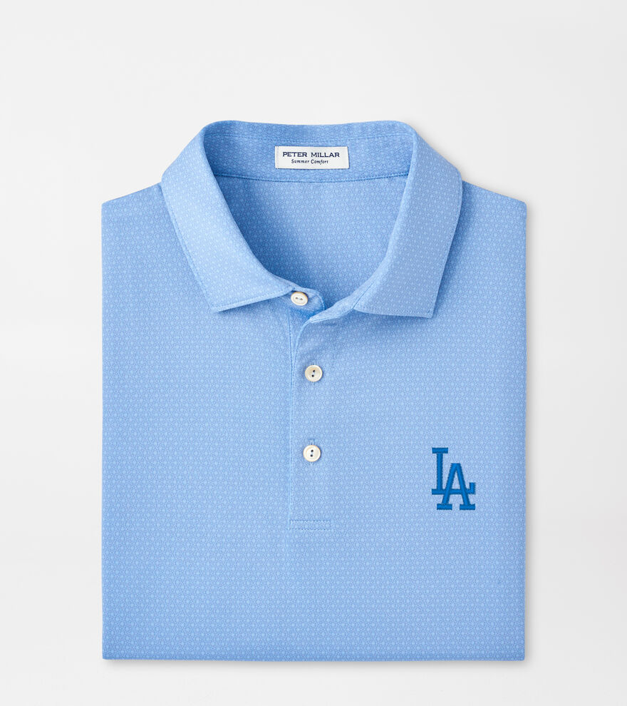 Los Angeles Dodgers Tesseract Performance Jersey Polo image number 1