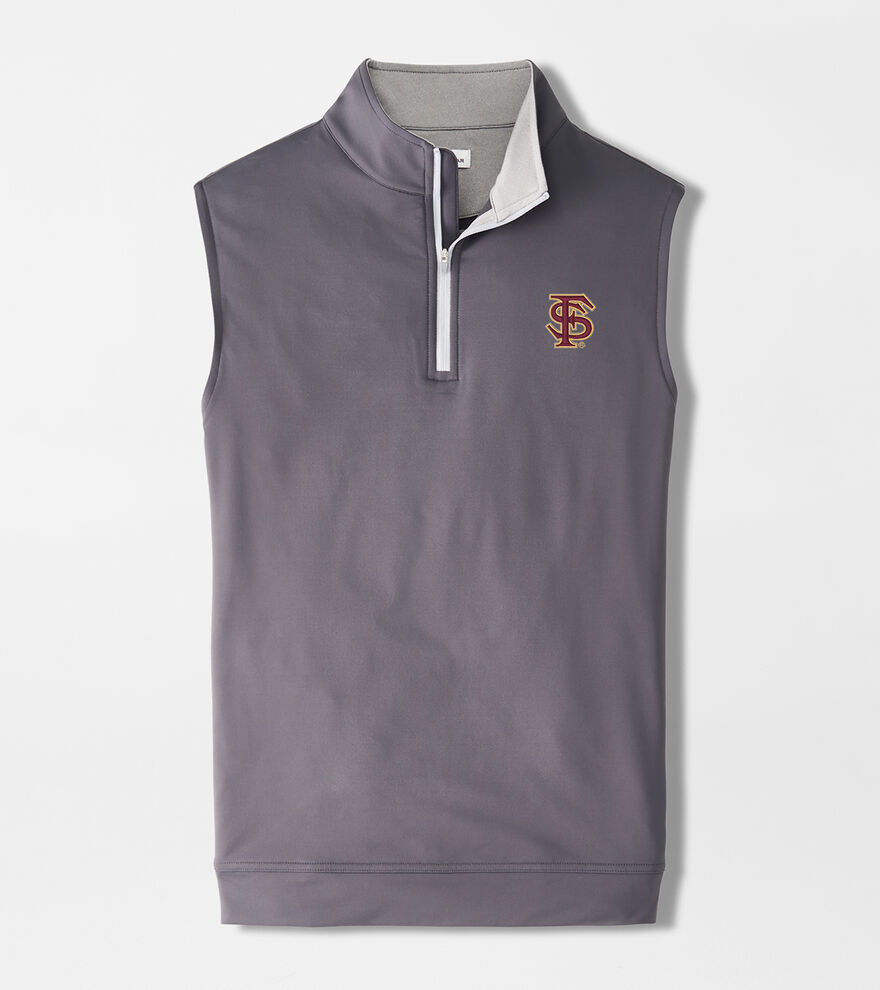 Florida State Galway Stretch Loop Terry Quarter-Zip Vest image number 1