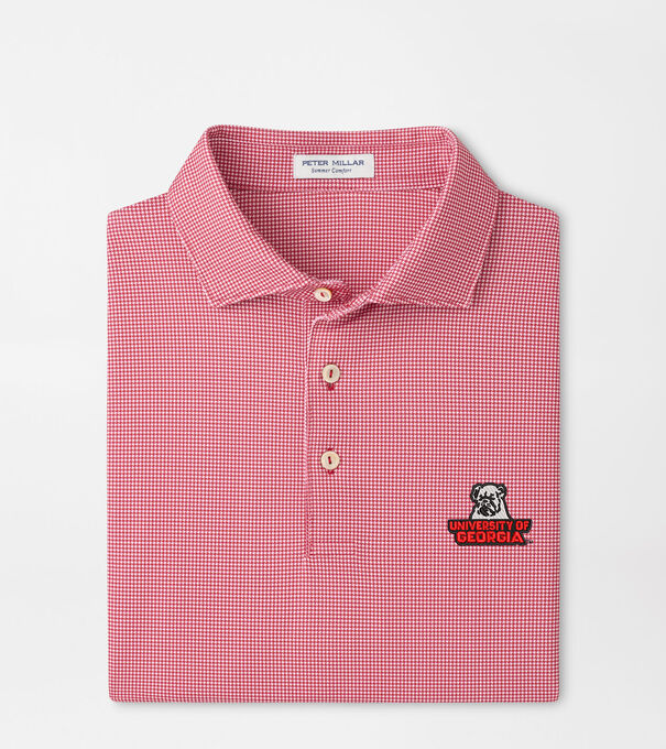 Georgia Vault Border Performance Jersey Polo