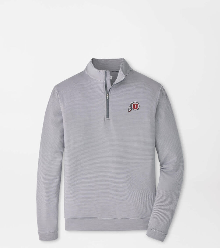 Utah Perth Sugar Stripe Performance Quarter-Zip