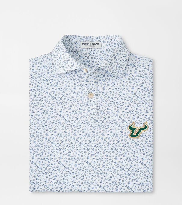 University of South Florida Batter Up Youth Performance Jersey Polo