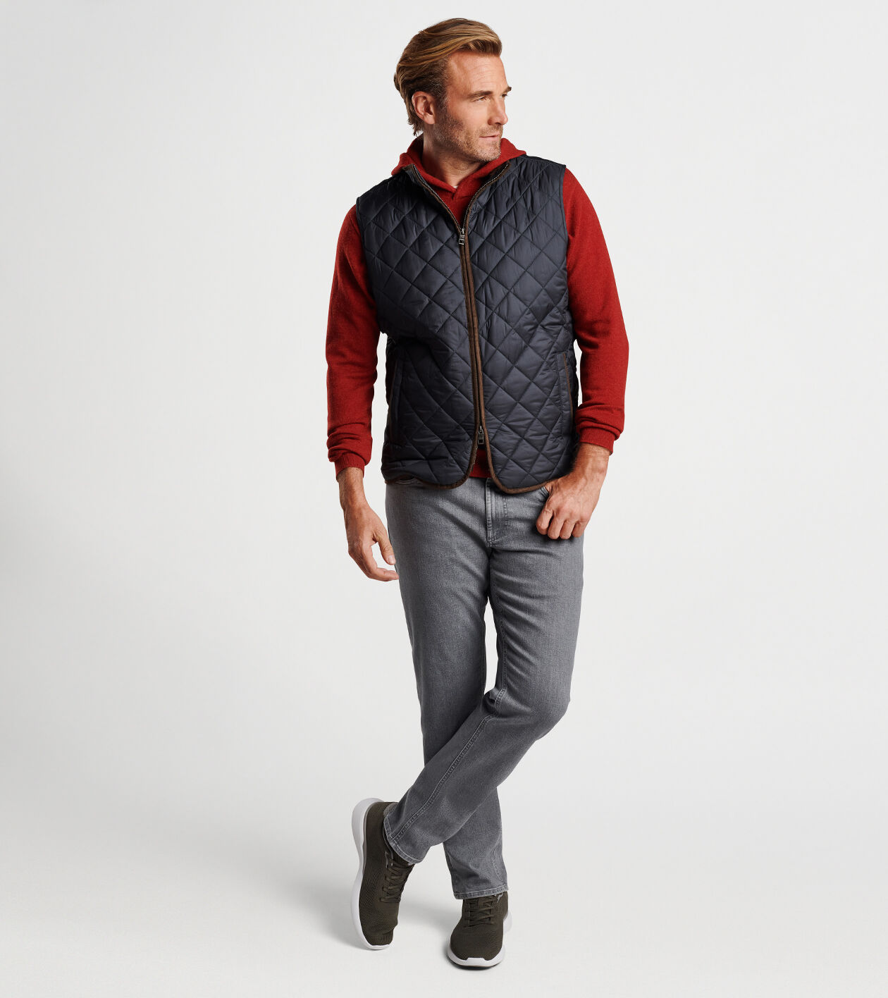 Essex Quilted Travel Vest Men s Vests Peter Millar