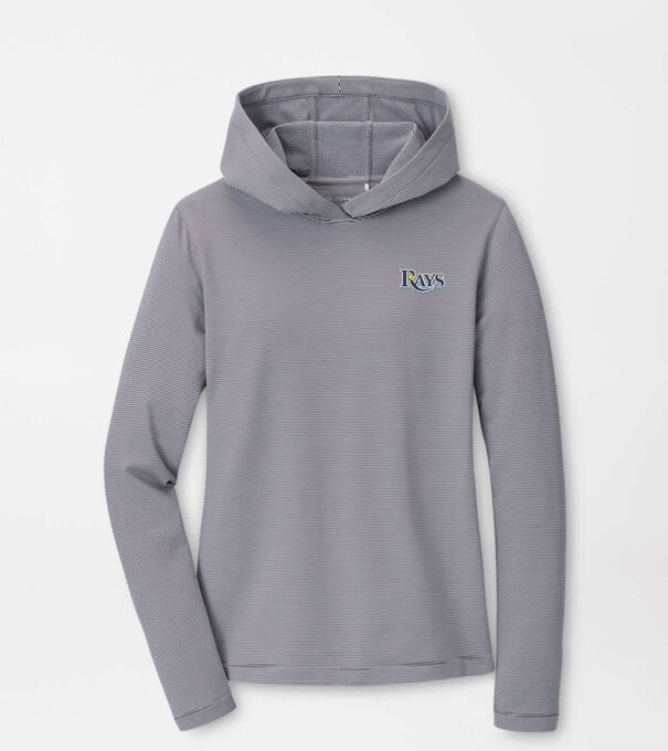 Cooperstown Tampa Bay Rays Women's Pine Sugar Stripe Performance Hoodie