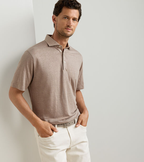 Astino Linen Polo - Alternate Image 1