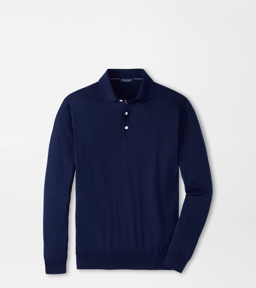 Mariner Sea Island Cotton Sweater Polo image number 1