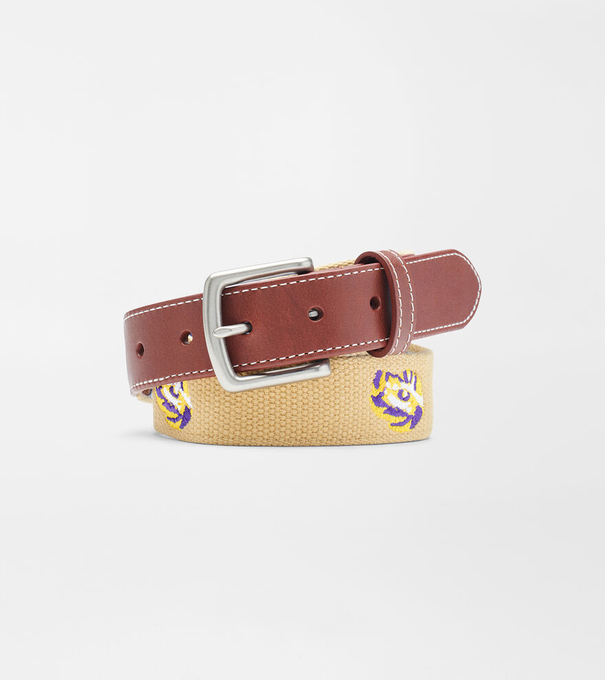 LSU Belt Men's Collegiate Apparel Peter Millar