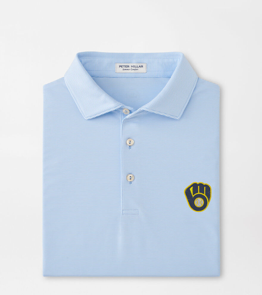 Milwaukee Brewers Jubilee Performance Jersey Polo image number 1