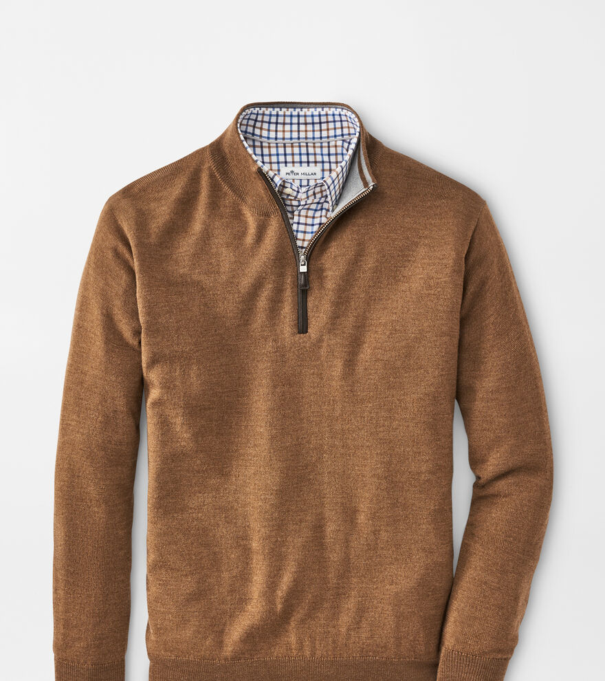 Crown Soft Nappa Trim Quarter-Zip