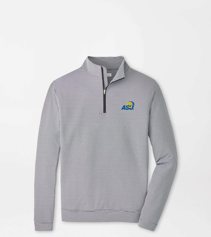 Angelo State University Perth Sugar Stripe Performance Quarter-Zip