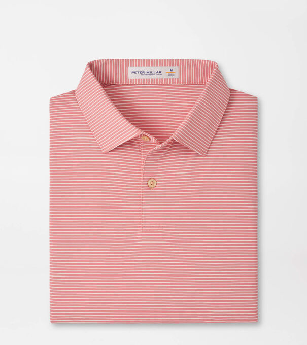 Featherweight Stripe Performance Polo