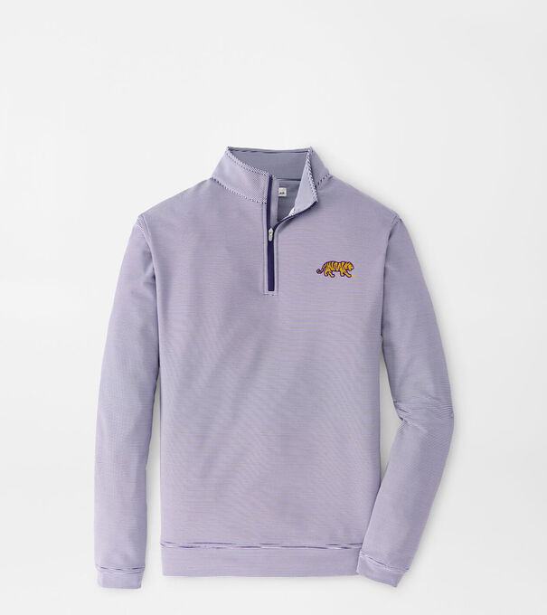 LSU Perth Sugar Stripe Performance Quarter-Zip