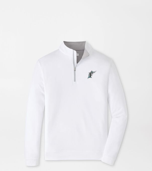 Cooperstown Miami Marlins Perth Performance Quarter-Zip