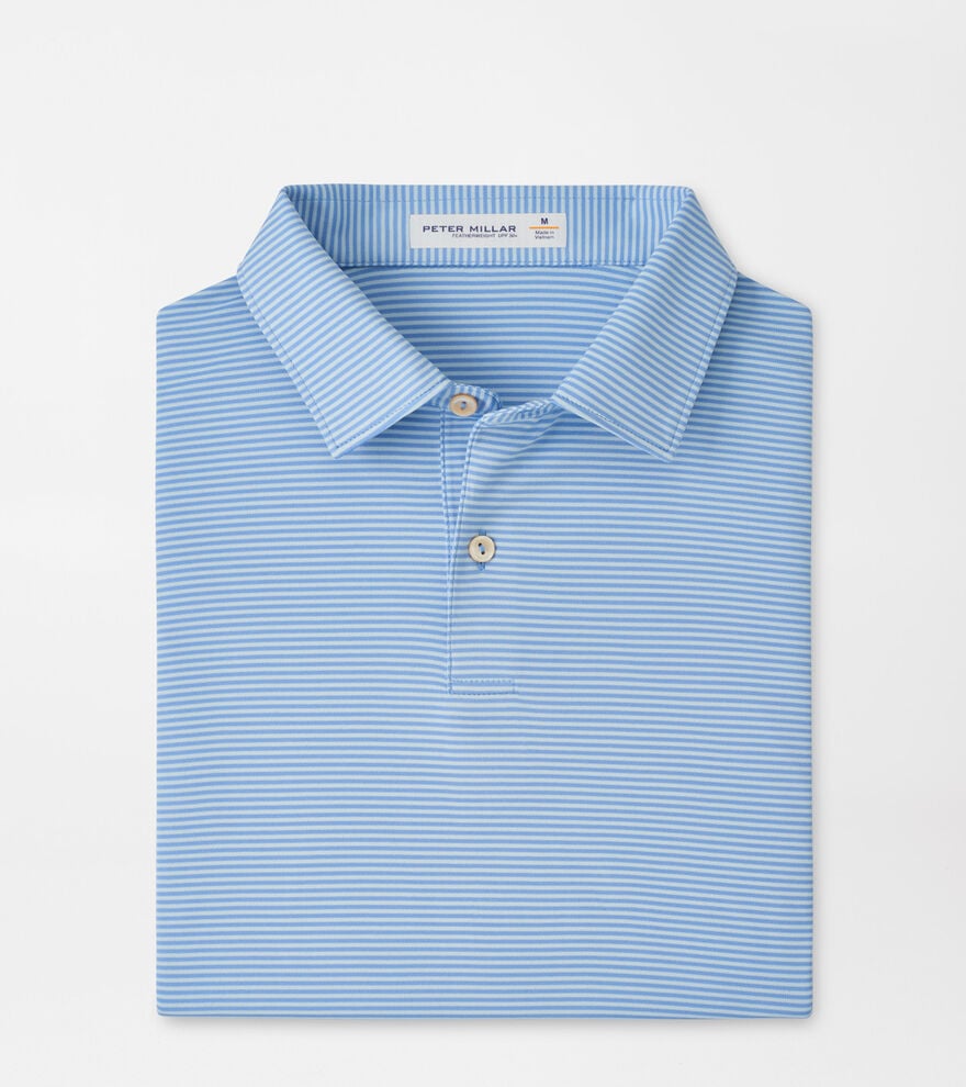 Featherweight Market Stripe Performance Polo image number 1