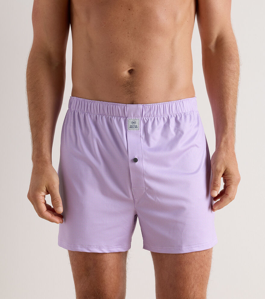 Gingham Performance Boxer Short image number 2