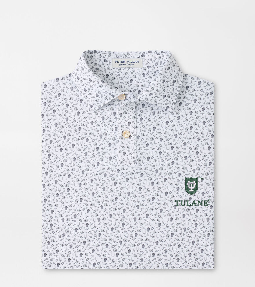 Tulane Kick Off Youth Performance Jersey Polo image number 1