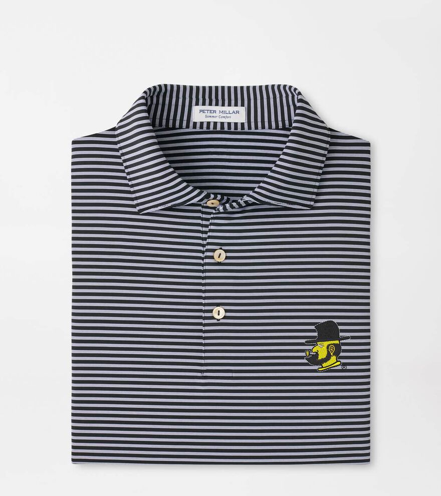 Appalachian State Yosef Tiebreaker Performance Jersey Stripe Polo