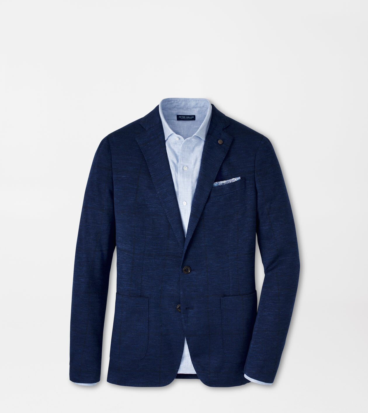 Bennett Knit Glen Plaid Soft Jacket | Men's Sport Coats | Peter Millar