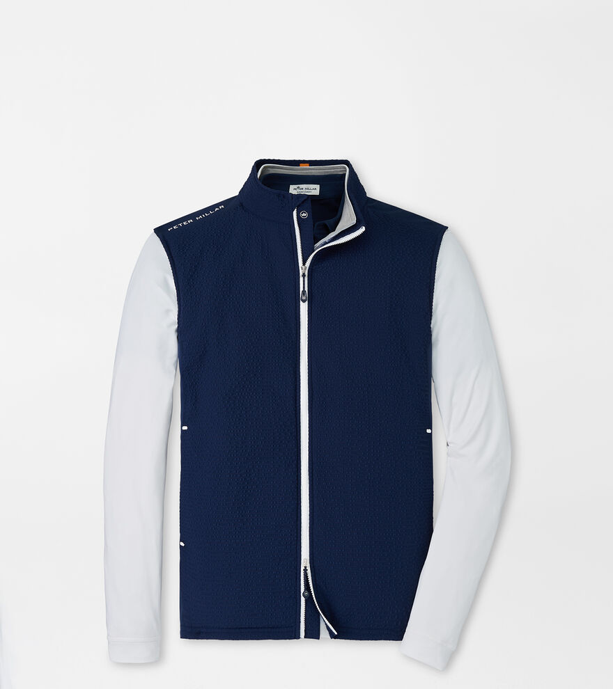 Performance Seersucker Hybrid Vest image number 1