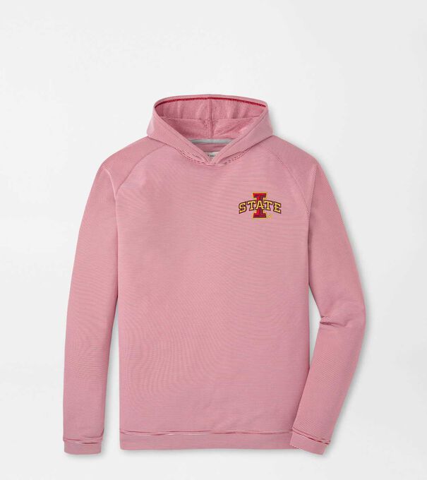 Iowa State Pine Sugar Stripe Performance Hoodie