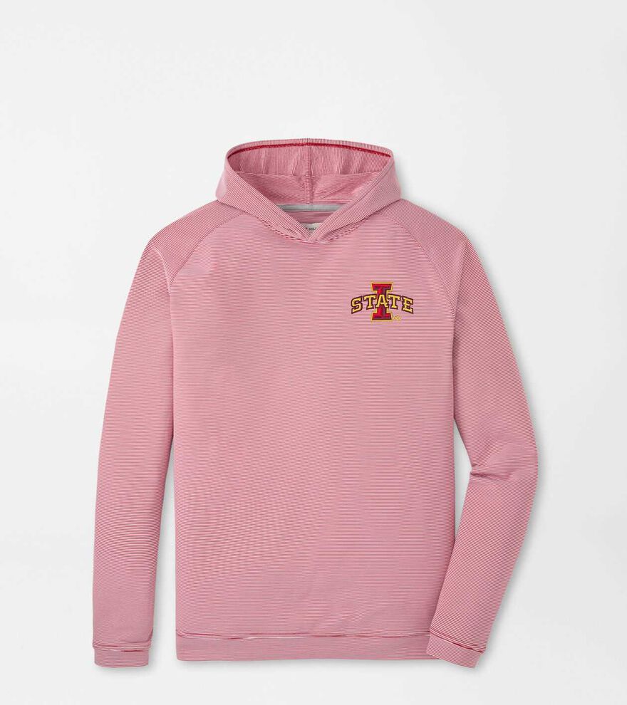 Iowa State Pine Sugar Stripe Performance Hoodie