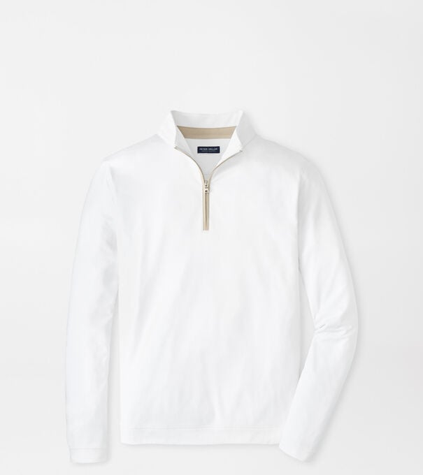 Albatross Cotton-Blend Piqu&eacute; Quarter-Zip