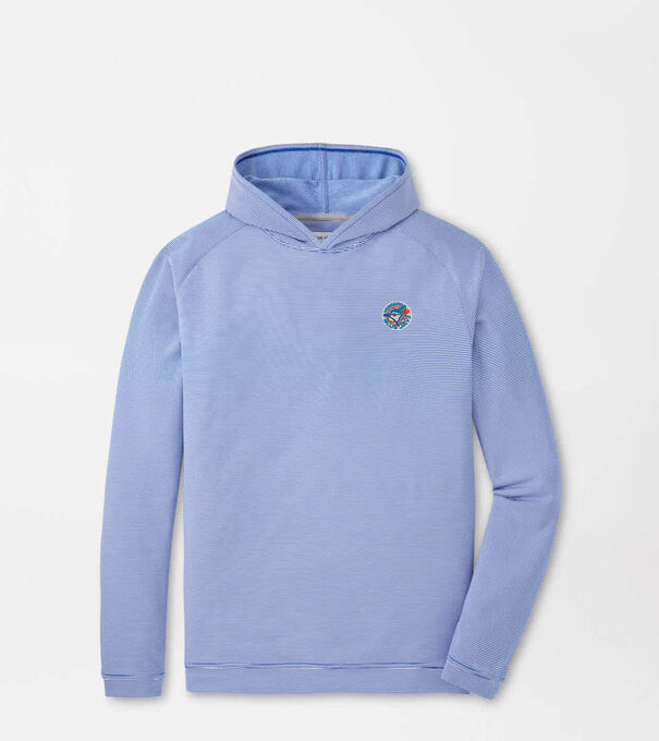 Cooperstown Toronto Blue Jays Pine Sugar Stripe Performance Hoodie